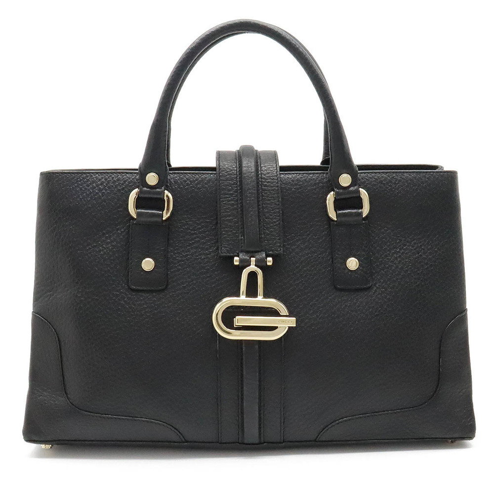 Gucci Handbag Tote Bag Leather Black